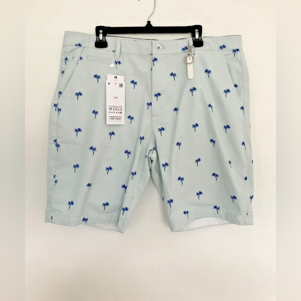 Cactus Man Ricky Singh Chino Stretch Shorts Size 38
